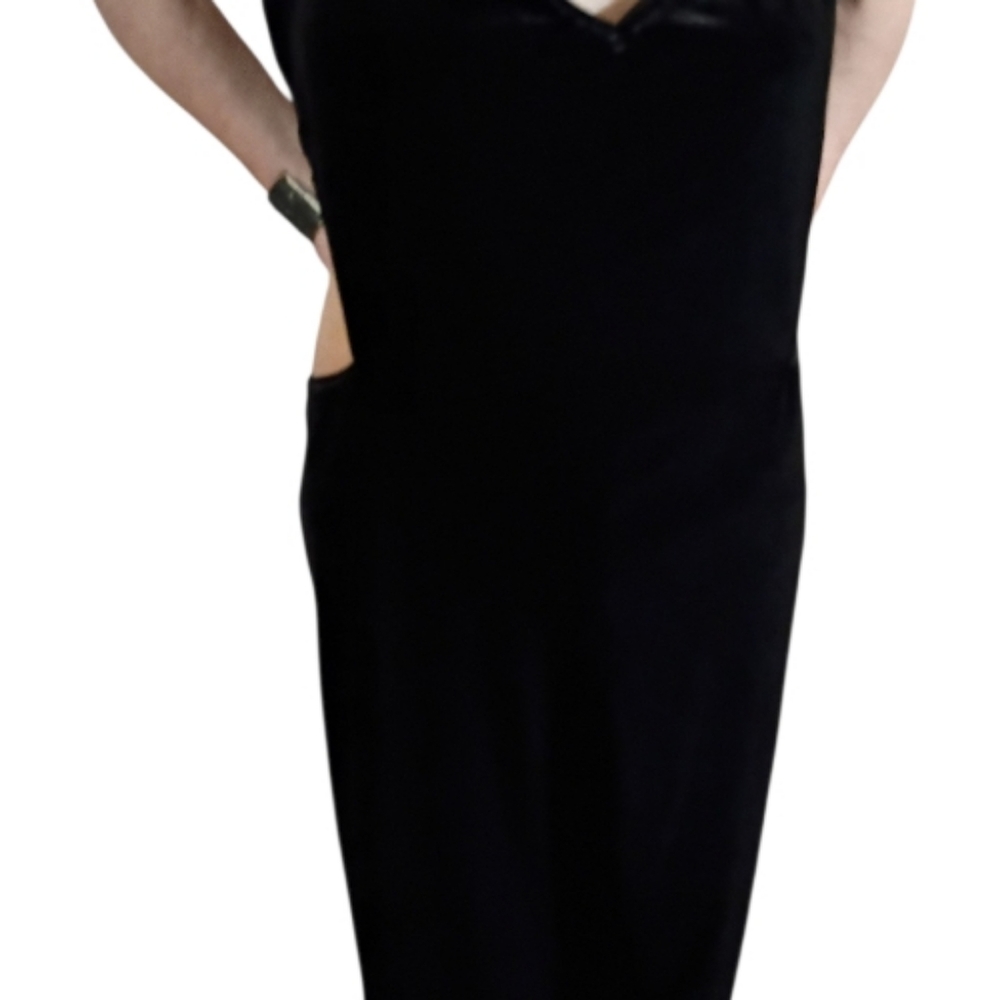 Nasty Gal Elegant Black Cutout Jumpsuit Plus Size 20 - Picture 3 of 6